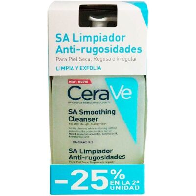 Duplo Cerave Sa Limpiador Anti-rugosidades 2x473 Ml Duplo Cerave Sa Limpiador Anti-rugosidades 2x473 Ml