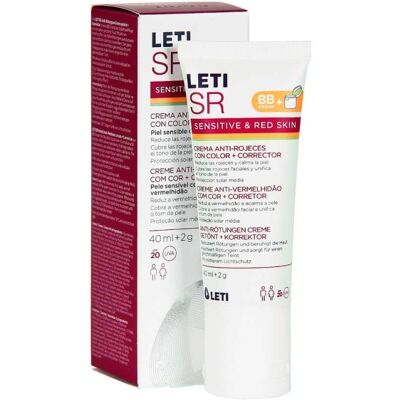 Letisr Crema Anti-rojeces Con Color + Corrector 40 Ml Letisr Crema Anti-rojeces Con Color + Corrector 40 Ml