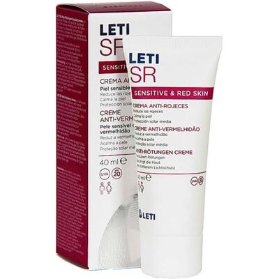 LetiSR Crema Anti-Roja SPF20 - Crema para piel sensible y enrojecida LetiSR Crema Anti-Roja SPF20 - Crema para piel sensible y enrojecida