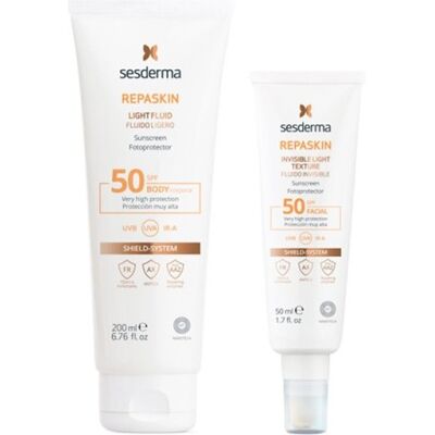 Sesderma Repaskin Body Fluido Ligero 200ml + Facial Fluido Ligero 50ml Sesderma Repaskin Body Fluido Ligero 200ml + Facial Fluido Ligero 50ml