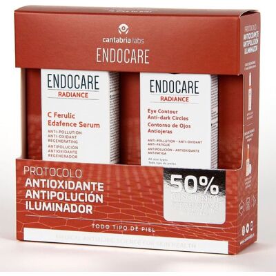 Pack Endocare Radiance C Feluric Edafence Serum 30 Ml + Contorno De Ojos Antiojeras 15 Ml Pack Endocare Radiance C Feluric Edafence Serum 30 Ml + Contorno De Ojos Antiojeras 15 Ml