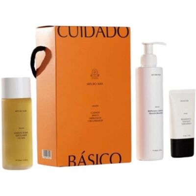 Estuche Arturo Alba Cuidado Básico - Hidrolipídica + Loción Ácida + Limpiadora Estuche Arturo Alba Cuidado Básico - Hidrolipídica + Loción Ácida + Limpiadora