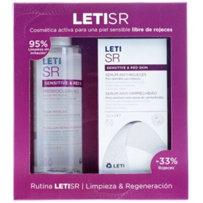 Cofre Leti Serum Antirrojeces + Agua Micelar 200 Ml Cofre Leti Serum Antirrojeces + Agua Micelar 200 Ml