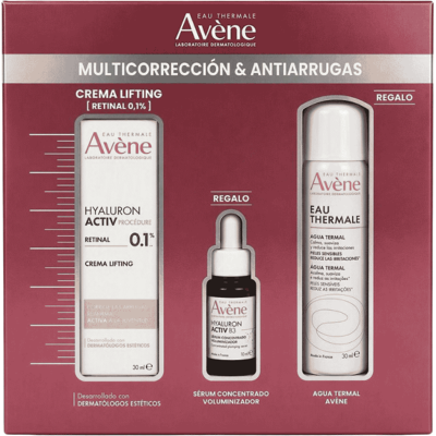 Avene Pack Avène Hyaluron Activ Procedure Crema Lifting 30 Ml + Sérum Hyaluron Activ 10 Ml + Agua Termal 50 Ml Avene Pack Avène Hyaluron Activ Procedure Crema Lifting 30 Ml + Sérum Hyaluron Activ 10 Ml + Agua Termal 50 Ml