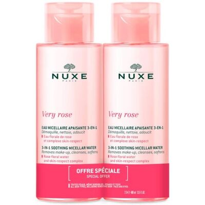 Duplo Nuxe Very Rose Desmaquillante Eau 2 X 400 Ml Duplo Nuxe Very Rose Desmaquillante Eau 2 X 400 Ml