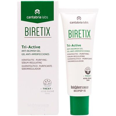 Biretix Tri-active Gel - Tratamiento para piel sensible con acné Biretix Tri-active Gel - Tratamiento para piel sensible con acné