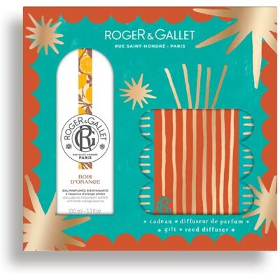 Cofre Roger & Gallet Eau De Parfum Orange 100 Ml + Difusor Cofre Roger & Gallet Eau De Parfum Orange 100 Ml + Difusor