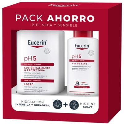 Pack Eucerin Loción Piel Seca 1 L + Gel De Baño 200 Ml Pack Eucerin Loción Piel Seca 1 L + Gel De Baño 200 Ml