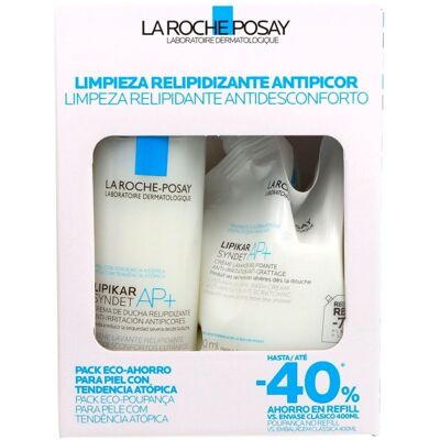 La Roche Posay La Roche-posay Lipikar Syndet Gel Ap+ Antipicores 400 Ml + Recarga 400 Ml La Roche Posay La Roche-posay Lipikar Syndet Gel Ap+ Antipicores 400 Ml + Recarga 400 Ml