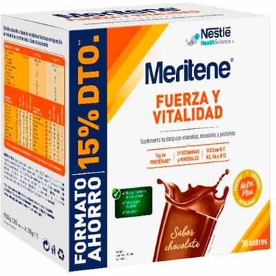 Batido Meritene Fuerza y Vitalidad - Reemplazo de comida Batido Meritene Fuerza y Vitalidad - Reemplazo de comida