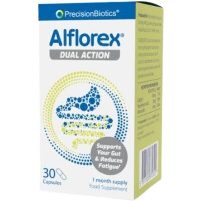 Farmasierra Alflorex Dual Action - Cápsulas para el intestino y estrés Farmasierra Alflorex Dual Action - Cápsulas para el intestino y estrés