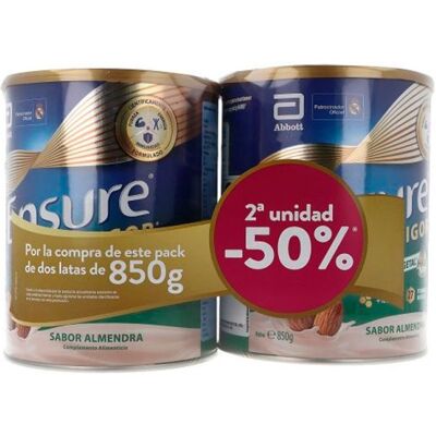 Duplo Ensure Nutrivigor Sabor Almendra 2x850 G Duplo Ensure Nutrivigor Sabor Almendra 2x850 G