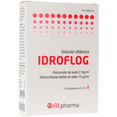 Solución oftálmica Brill Pharma Idroflog - 15 dosis Solución oftálmica Brill Pharma Idroflog - 15 dosis