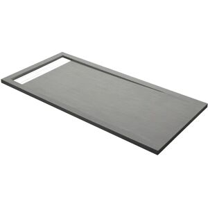 MOLDCOM COMPOSITES Plato de ducha atlas 80x80 cm gris