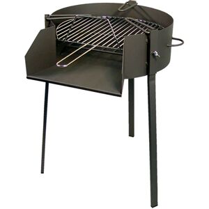 IMEX EL ZORRO Paellero de acero para barbacoa cáceres 50x61 cm