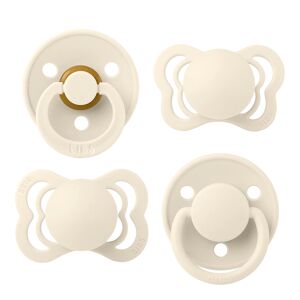 Bibs Pack Chupetes Try It Ivory 0-6M x4