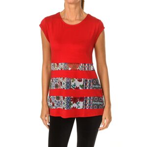 Desigual -Camiseta sin mangas Coral Red