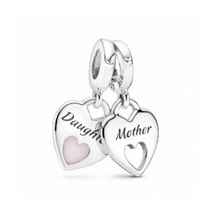 PANDORA Charm Colgante Corazón Doble Madre e Hija - 799187C01