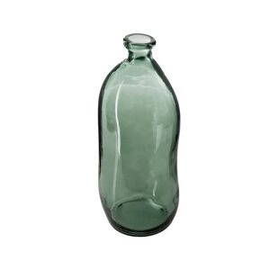 ATMOSPHERA Jarrón 'dame jeanne' - vidrio reciclado - verde caqui a. 51 cm - atmosphera créateur d'intérieur