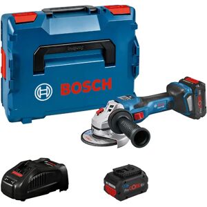 Miniamoladora bt bosch gws 18v 15sc(125) 2 baterias 5.5ah