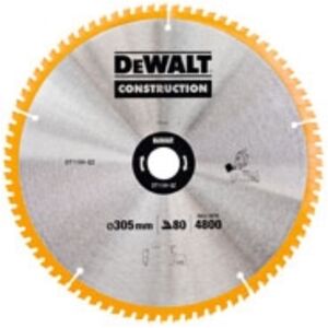 Dewalt dt1942-qz - hoja para sierra circular portátil para construcción 184x30mm 30d atb +10°