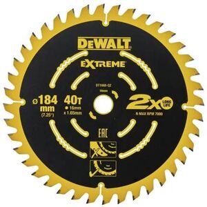 Dewalt dt1668-qz - hoja para sierra circular estacionaria 184x16x40t para dcs365