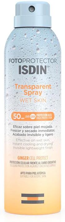 Isdin Fotoprotector Spray Transparente Piel Mojada SPF50 250ml