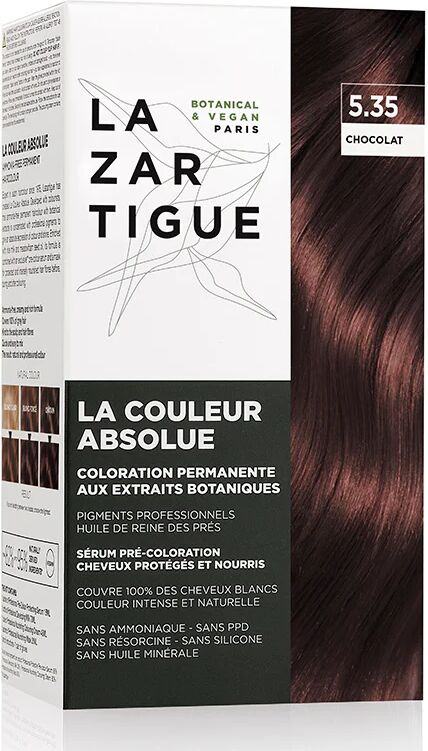 Lazartigue Tinte Permanente Tono 5.35 Chocolate