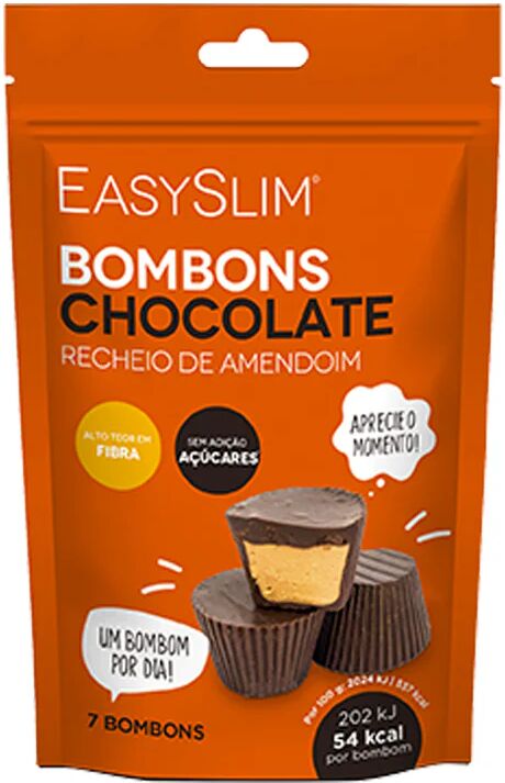 Easyslim Bombones Rellenos de Chocolate y Cacahuete x7