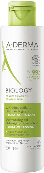 A-Derma Biology Leche Desmaquillante 200ml