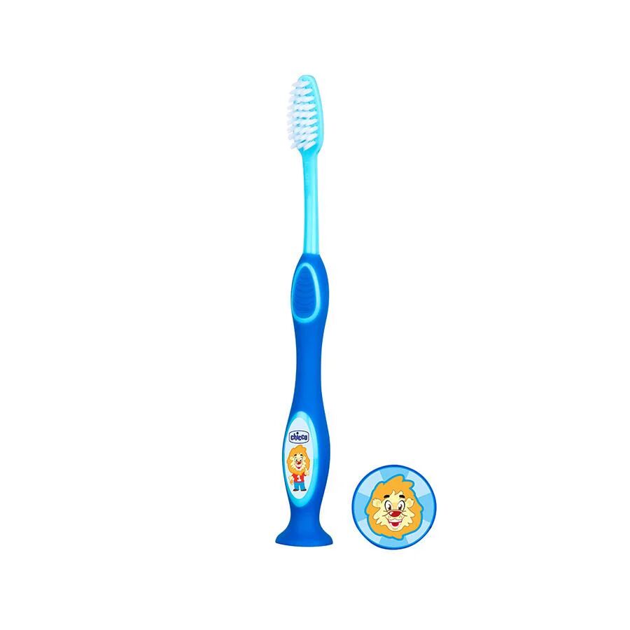 Chicco Cepillo de Dientes de Leche Azul 3-6 años