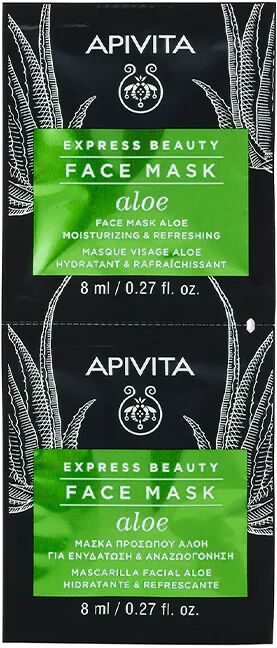 Apivita Express Belleza Mascarilla Hidratante Aloe 2x8ml