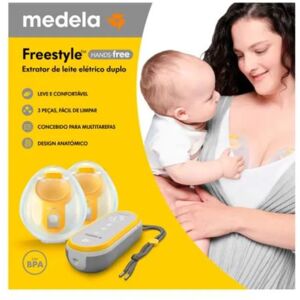 Extractor de leche eléctrico doble manos libres Freestyle de Medela