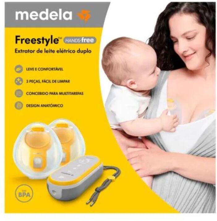 Extractor de leche eléctrico doble manos libres Freestyle de Medela