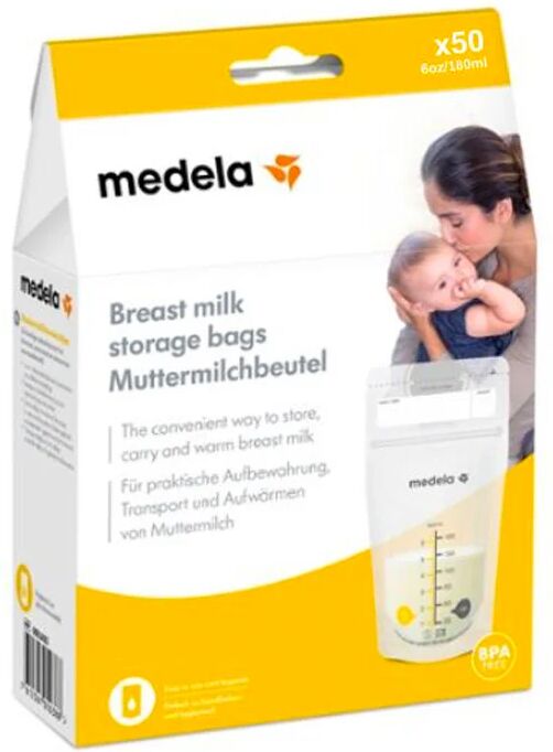 Bolsas de almacenamiento de leche materna Medela x50