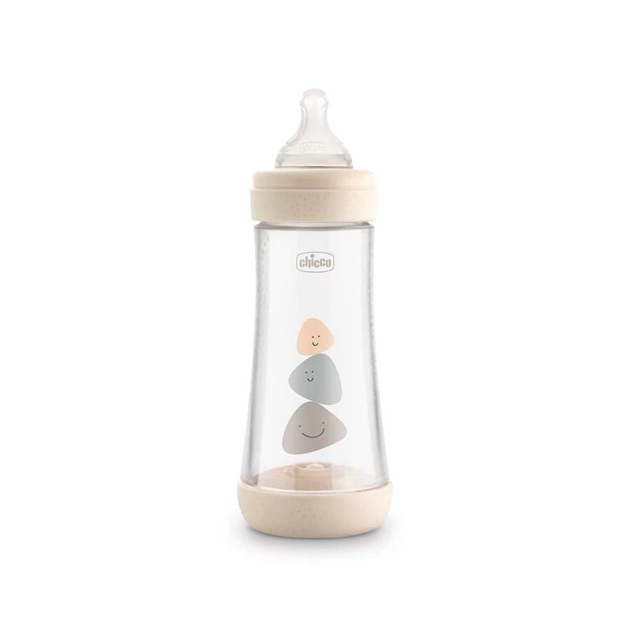 Chicco Biberón Perfect5 Fast 4M+ Silicona Beige 300ml