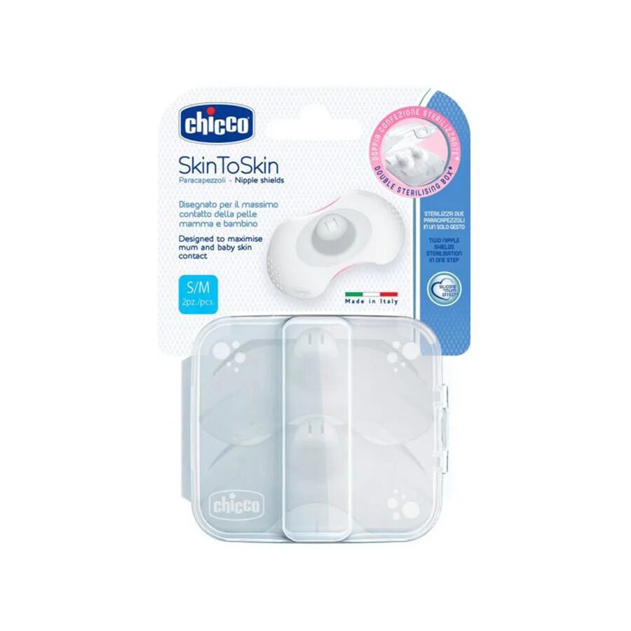 Chicco Protectores de Pecho Silicona SM