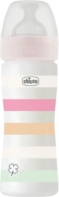 Chicco Biberón Bienestar Blanco Niña 2m+ 250ml