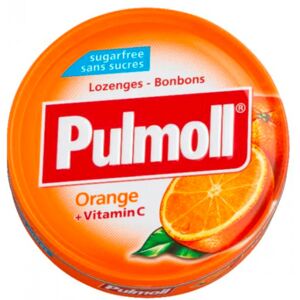 Pulmoll Pastillas de Naranja + Vitamina C Sin Azúcar 45g