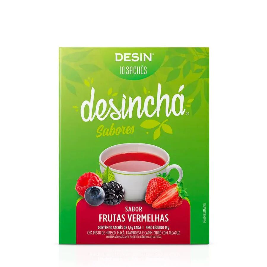 Desinchá Frutos Rojos Sobres x10