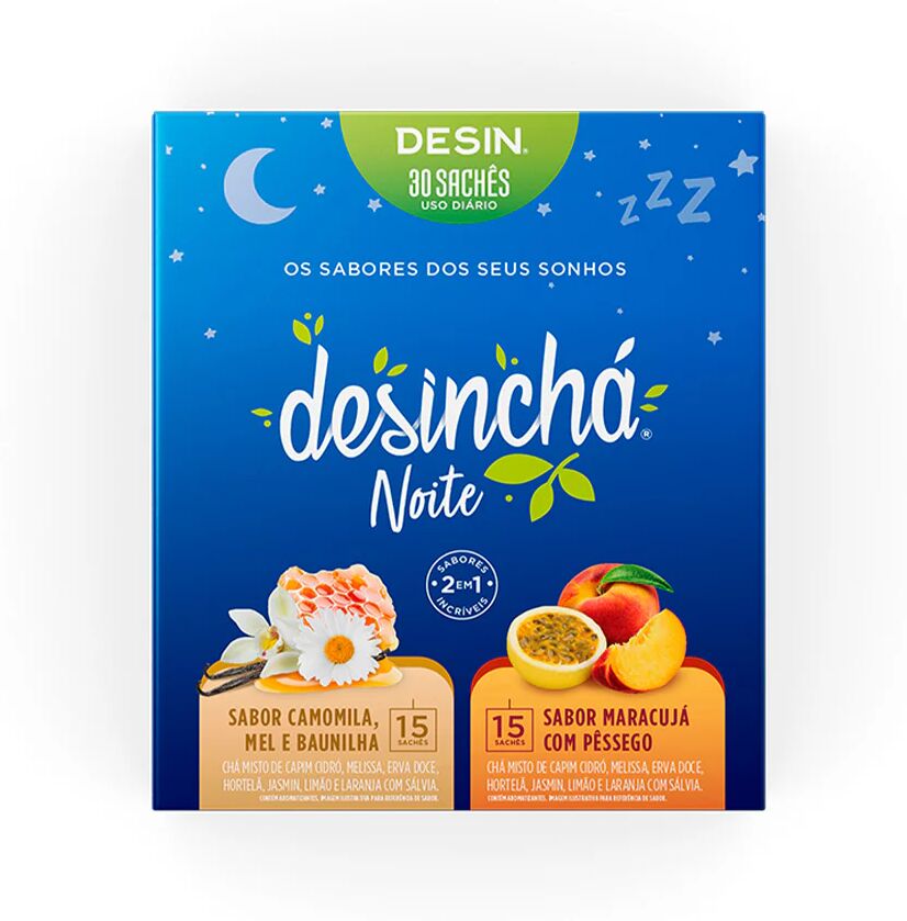 Desinchá Sabores de Noche Sobres x30