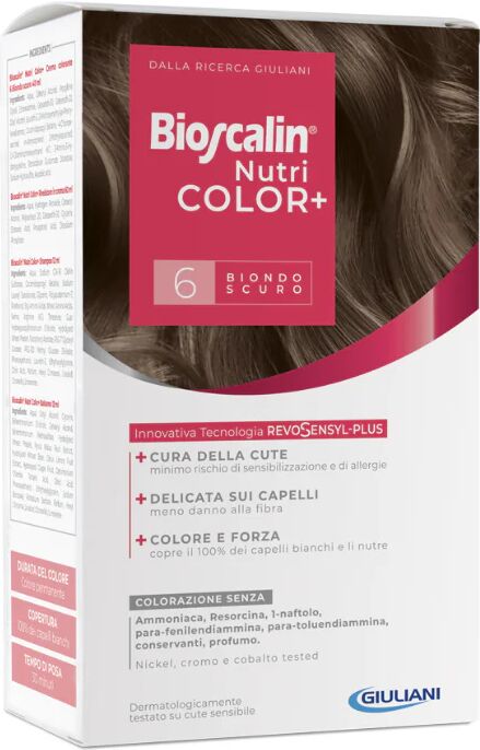 Bioscalin Nutri Color+ Tinte Colorante 6 Rubio Oscuro