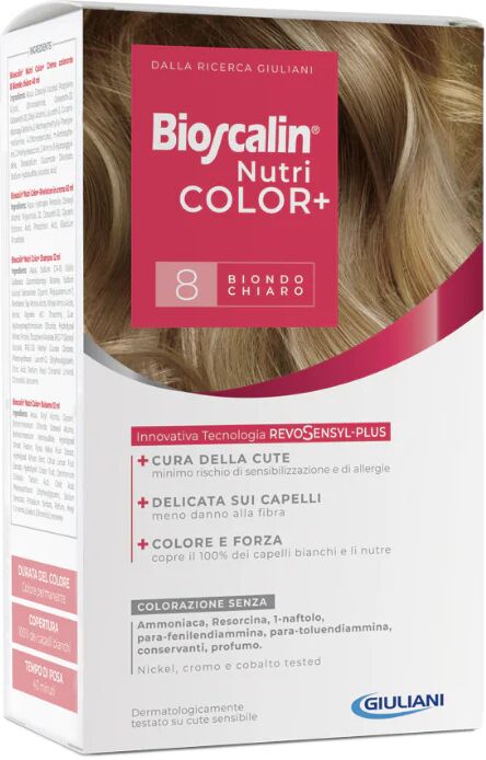 Bioscalin Nutri Color+ Tinte Color 8 Rubio Claro