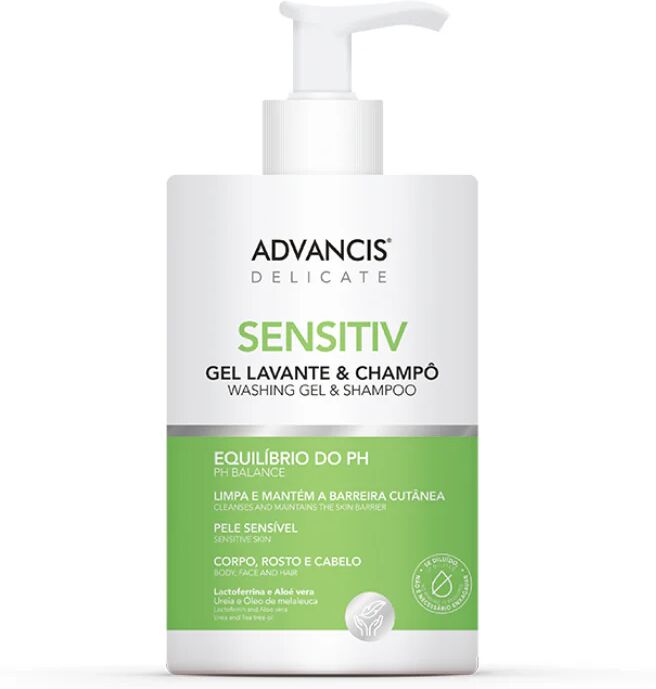 Advancis Delicate Sensitiv Gel Limpiador y Champú 500ml