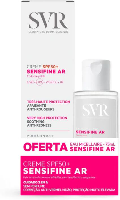 SVR Sensifine AR Creme SPF50+ 40ml Oferta Água Micelar 75ml