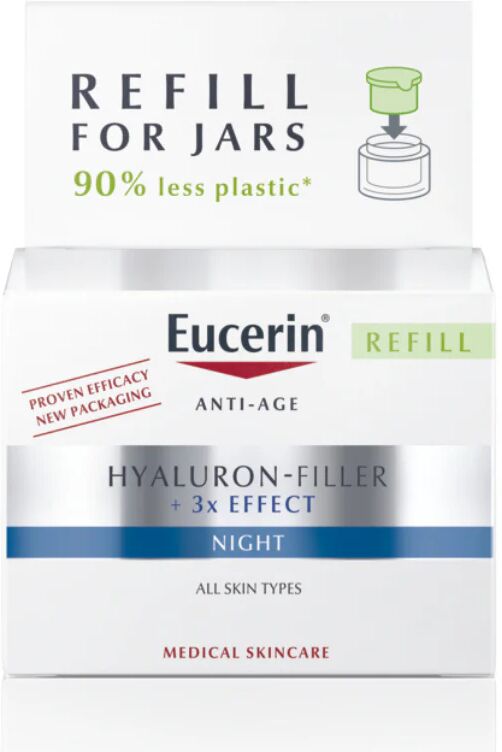 Eucerin Hyaluron-Filler Crema de Noche Efecto 3x Recambio 50ml