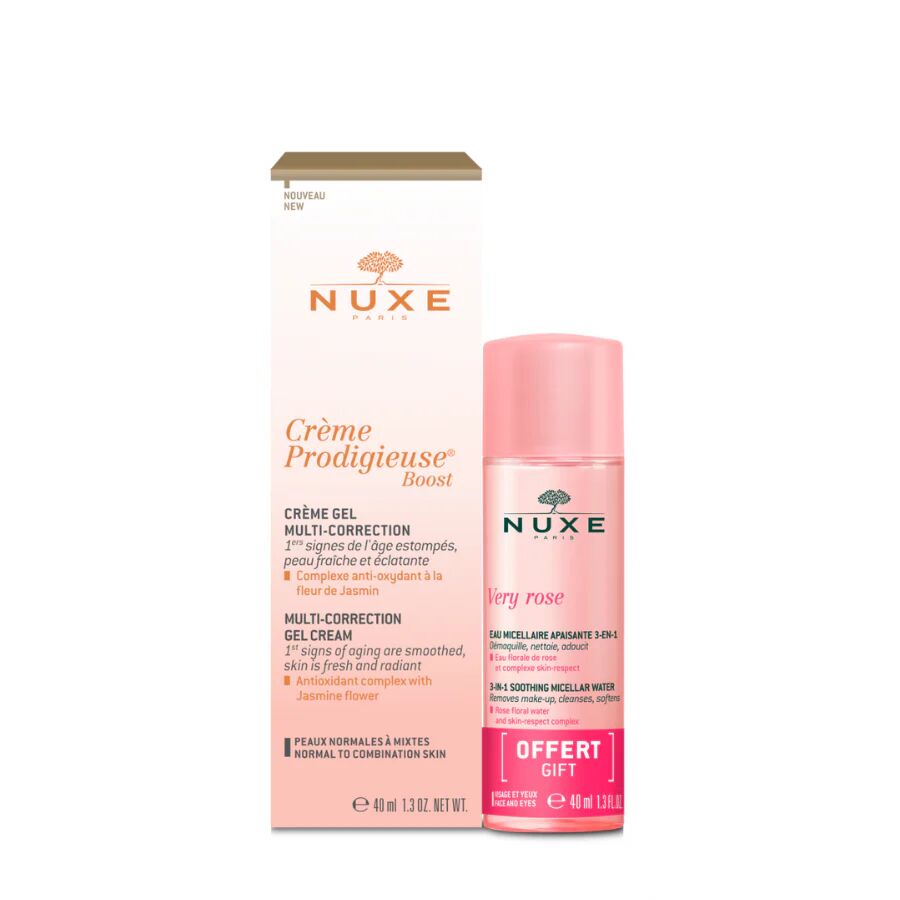 Nuxe Creme Prodigieuse Gel Boost 40ml + Agua Micelar 40ml