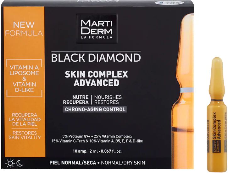 Martiderm Black Diamond Skin Complex Ampollas Avanzada x10