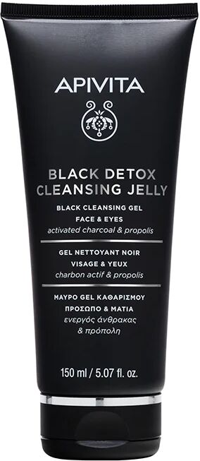 Apivita Black Detox Gel Limpiador Rostro y Ojos 150ml