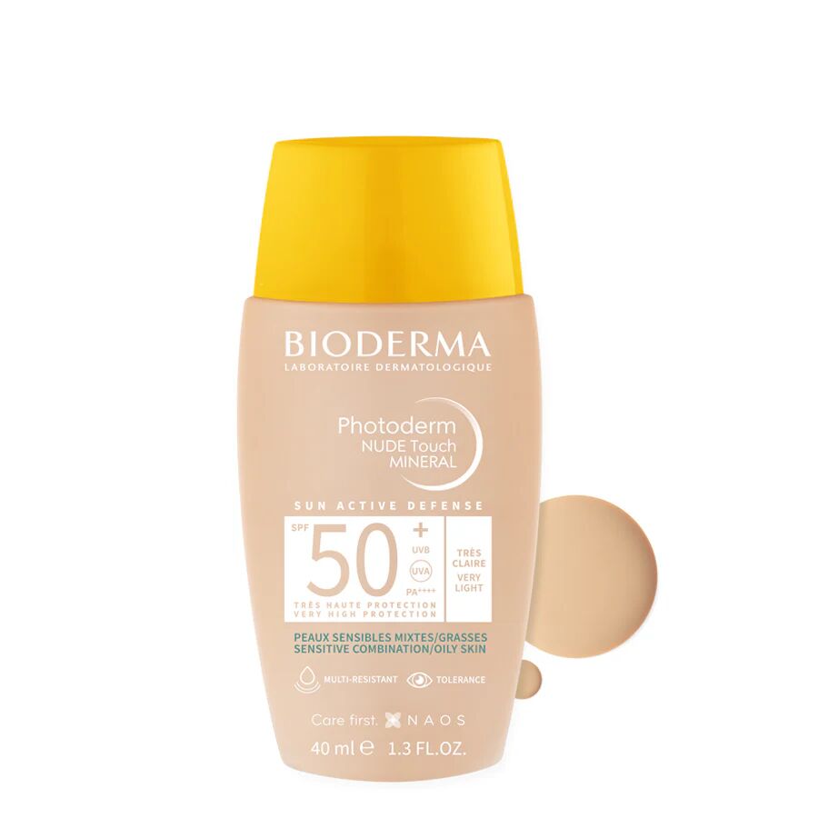 Bioderma Photoderm Nude Touch Crema Mineral Tono Claro SPF50+ 40ml